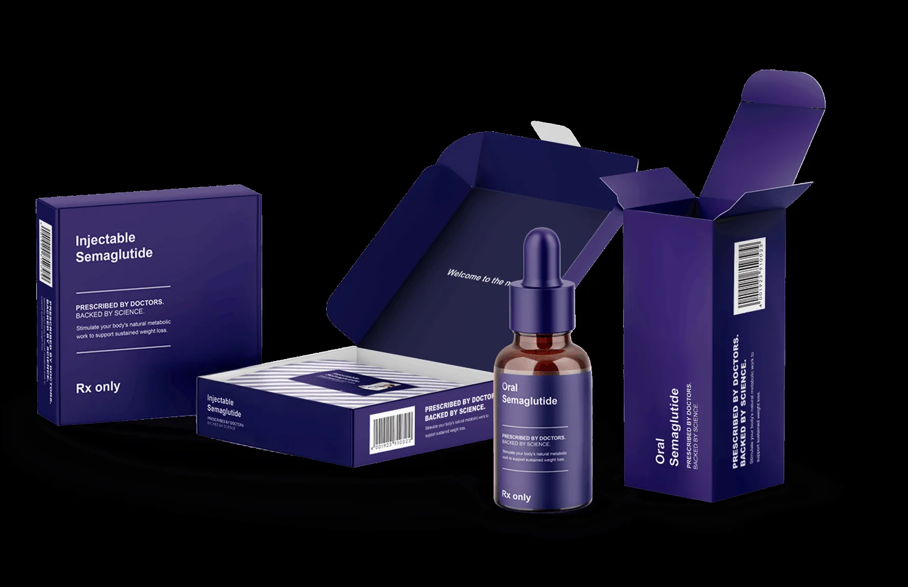 SkinnyRx Medication Formats — Injections, Tablets, Oral Drops